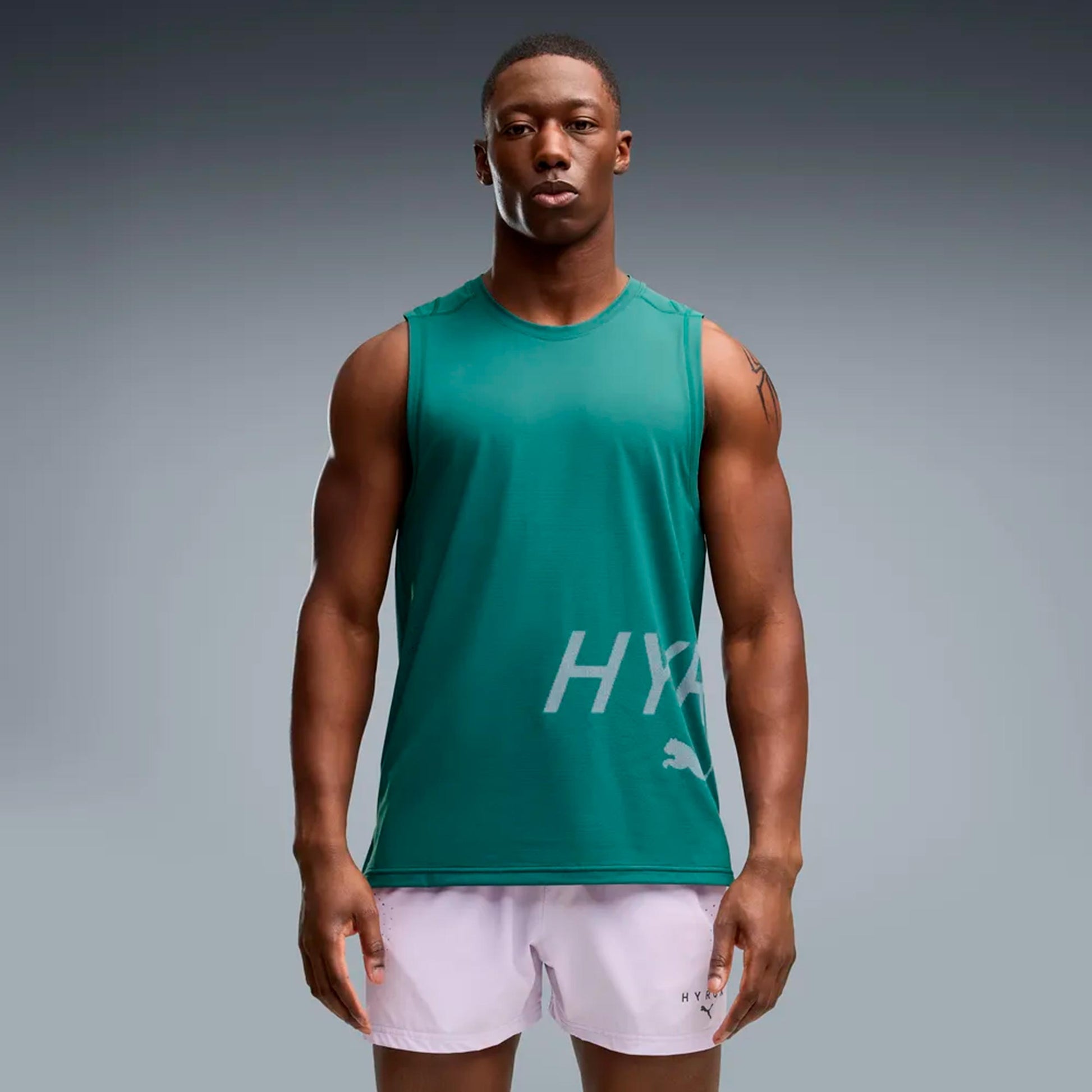Puma HYROX PWRMODE Training  Běžecké tričko Muži - zelená