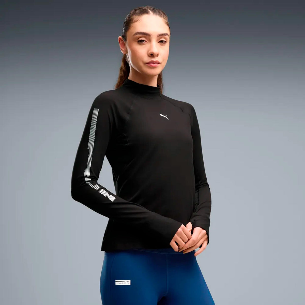 Puma Brightstride Cloudspun  Běžecké tričko Dámy - černá