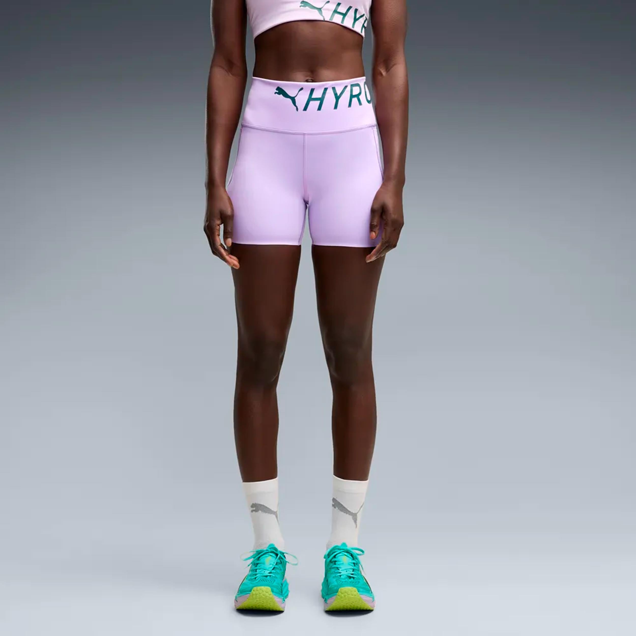 Puma HYROX PWRMODE 4in   Běžecké punčocháče Dámy - šeříková