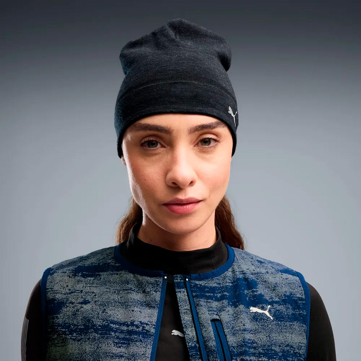 Puma Race Day Merino  Čepice Unisex - černá