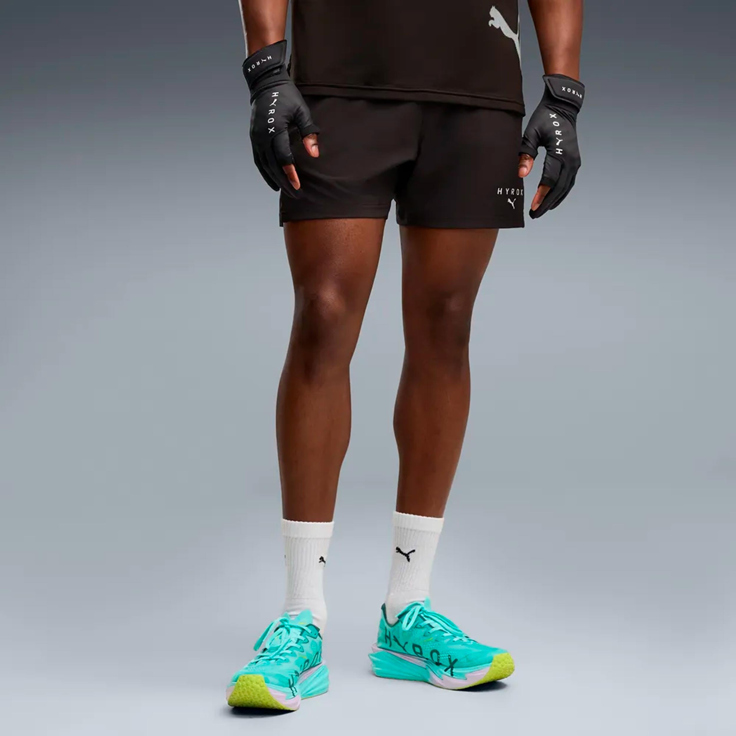Puma HYROX PWRMODE 5in  Běžecké šortky Muži - černá
