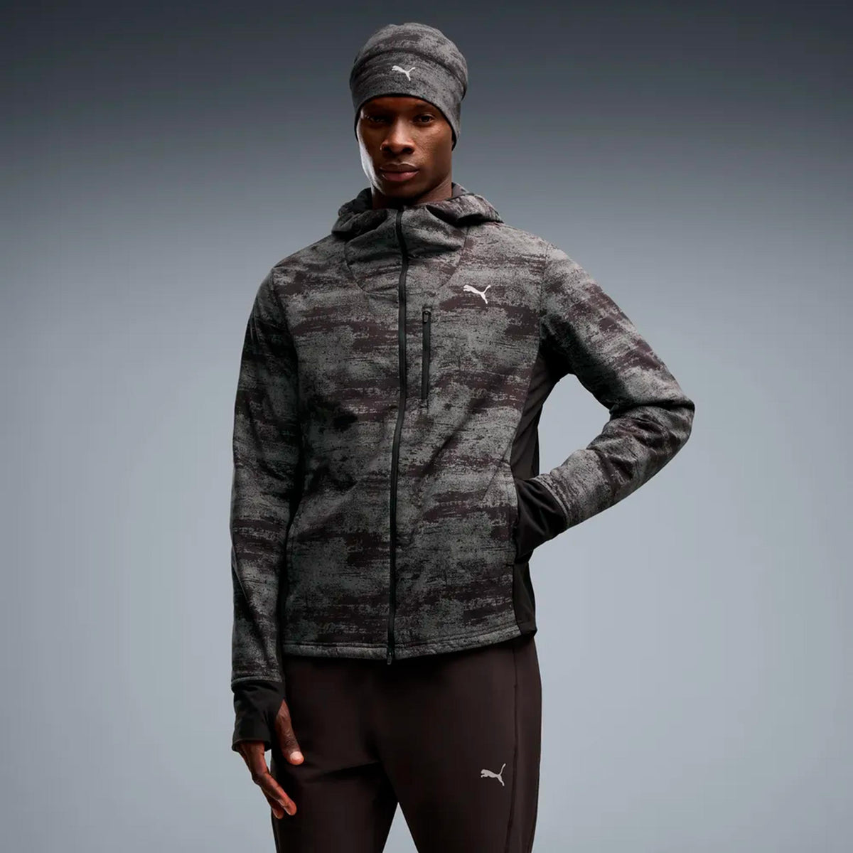 Puma Brightstride Primaloft  Běžecká bunda Muži - černá
