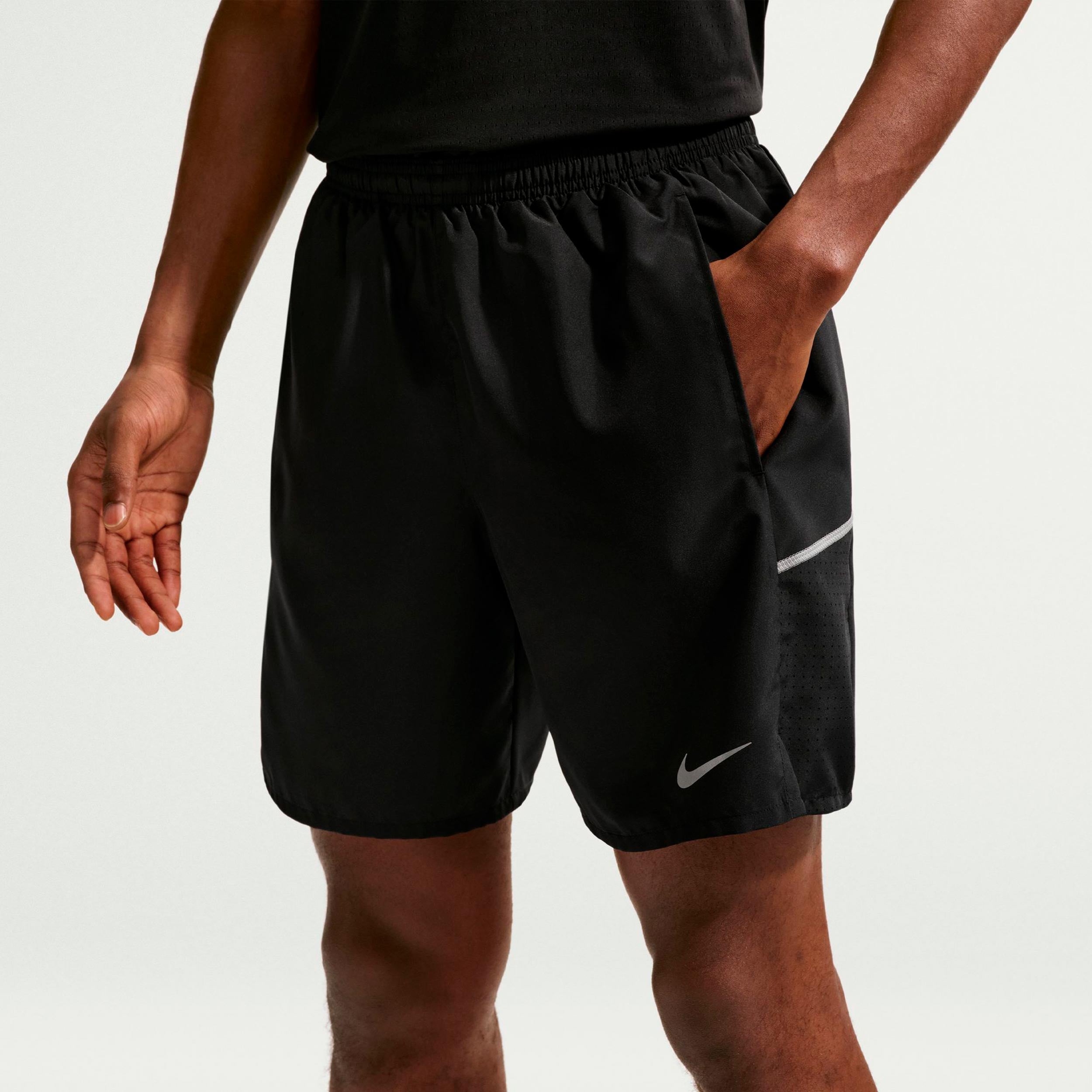 Nike Miler 2in1  Běžecké šortky Muži - černá, stříbrná