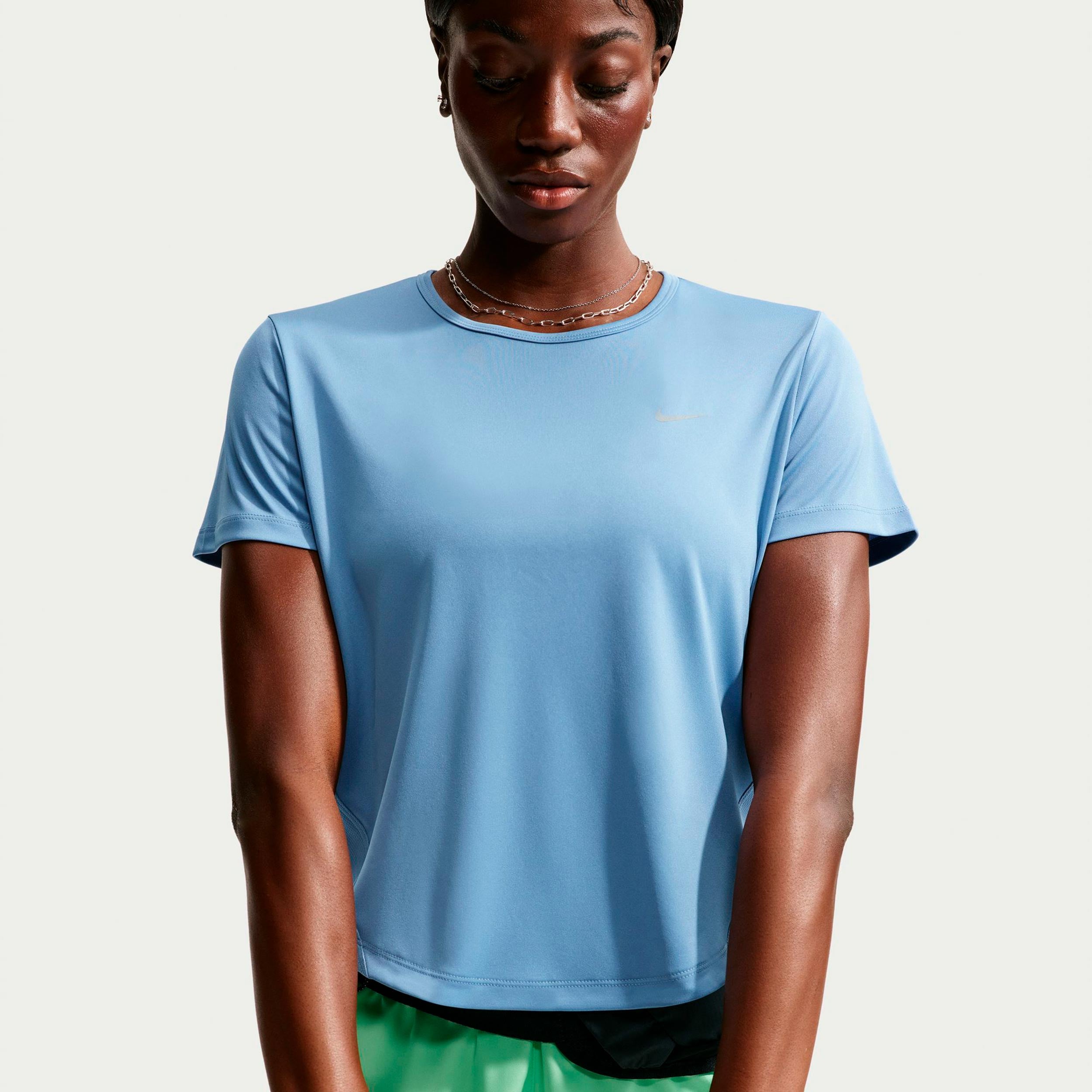 Nike Tempo  Běžecké tričko Dámy - modrá, stříbrná