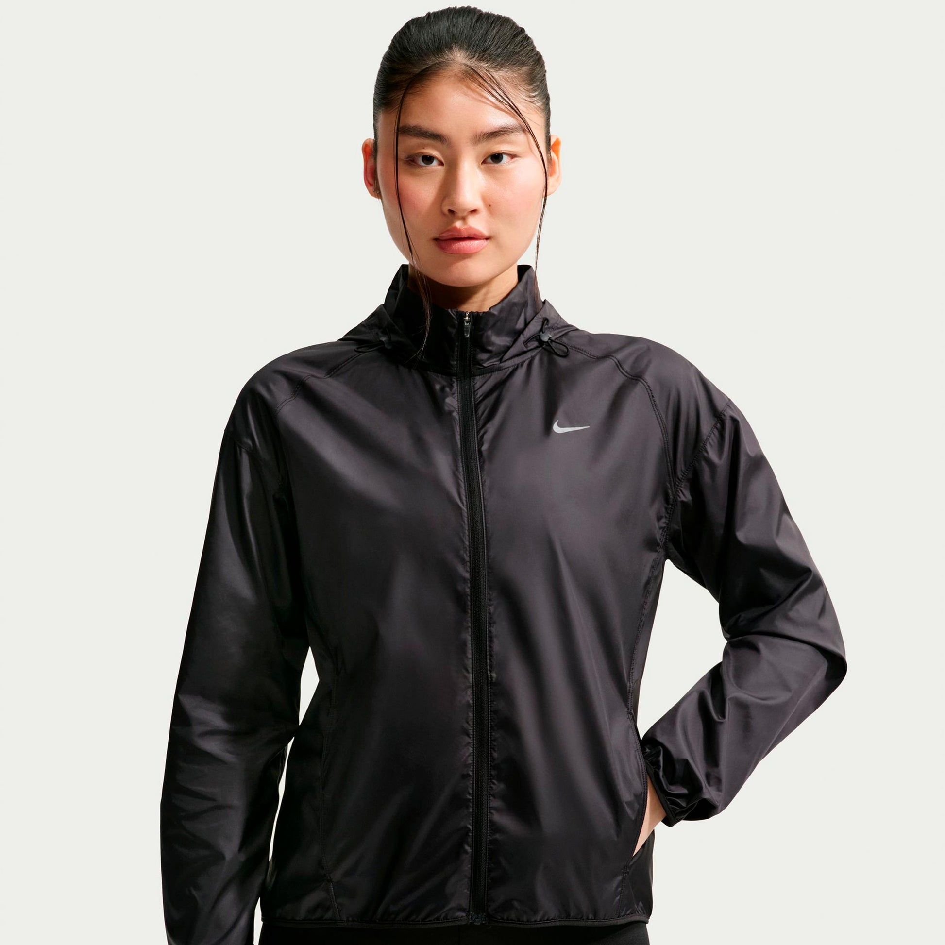 Nike Tempo  Běžecká bunda Dámy - černá, stříbrná