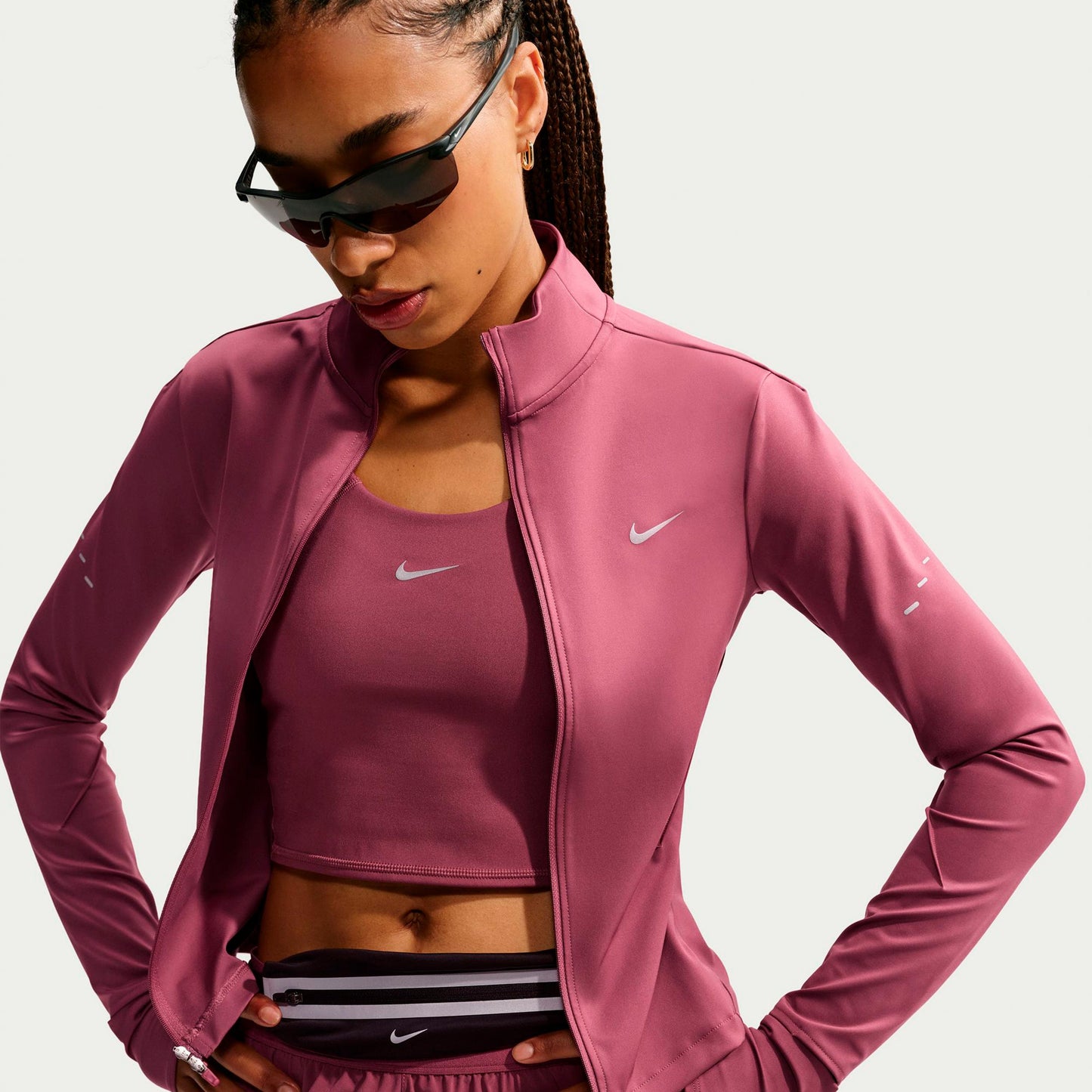 Nike Swift  Běžecká bunda Dámy - fialová, stříbrná