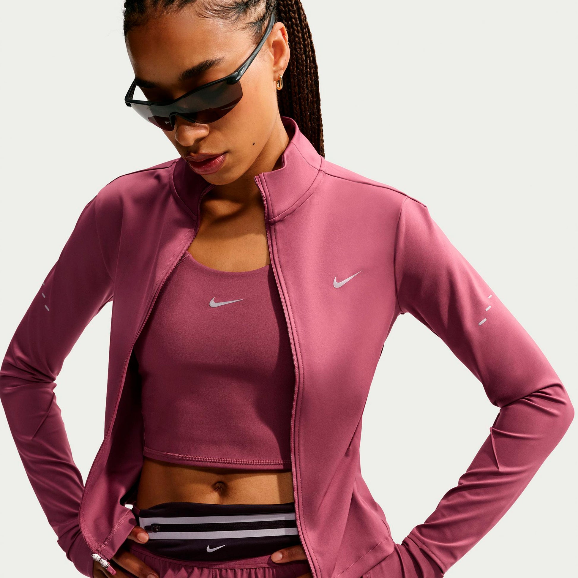 Nike Swift  Běžecká bunda Dámy - fialová, stříbrná