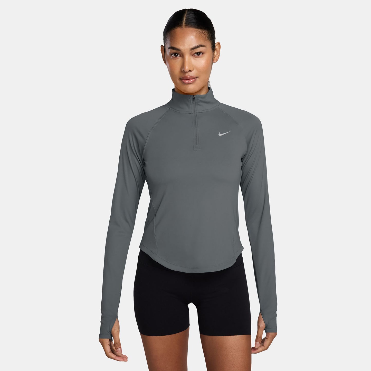 Nike Tempo  Běžecké tričko Dámy - šedá, stříbrná