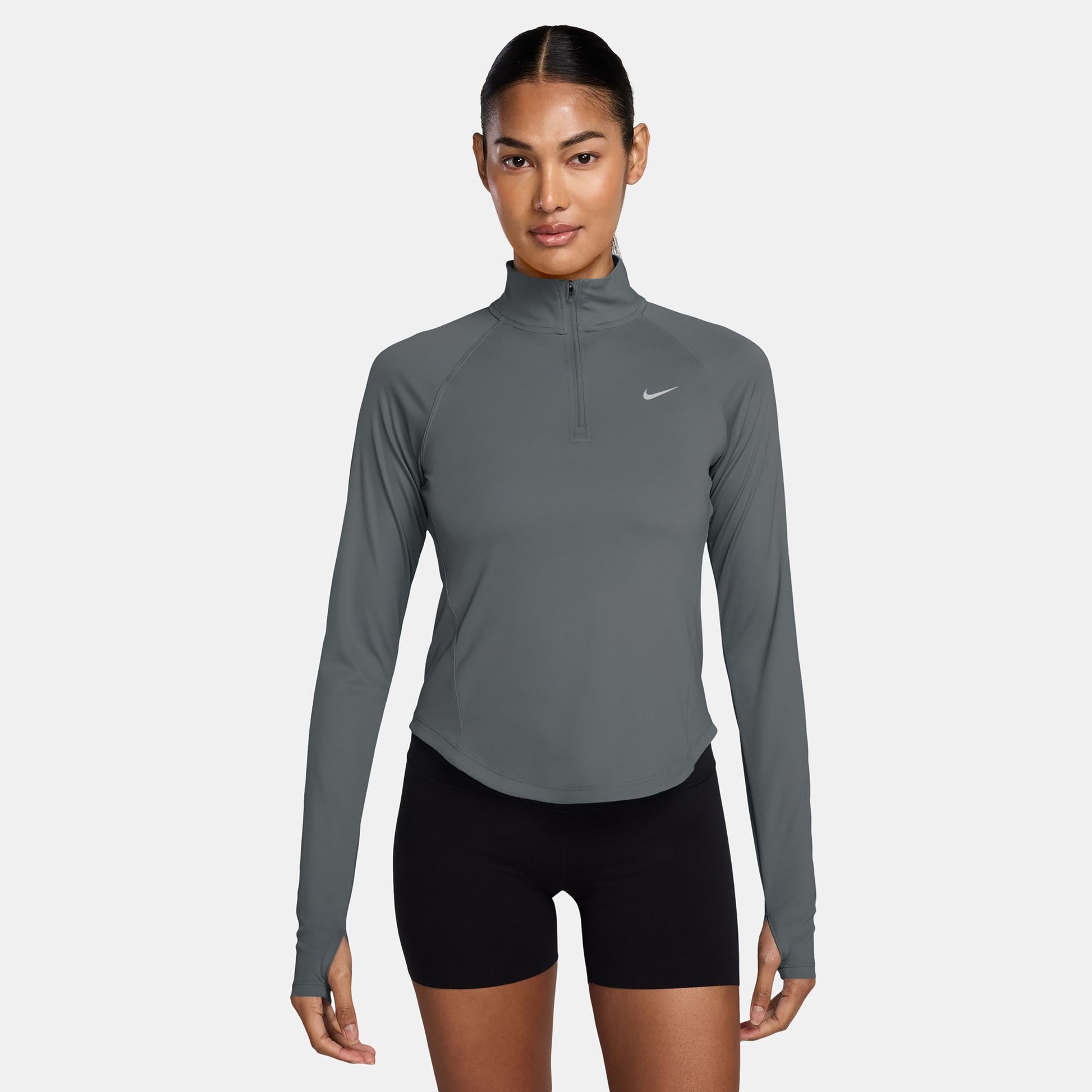 Nike Tempo  Běžecké tričko Dámy - šedá, stříbrná