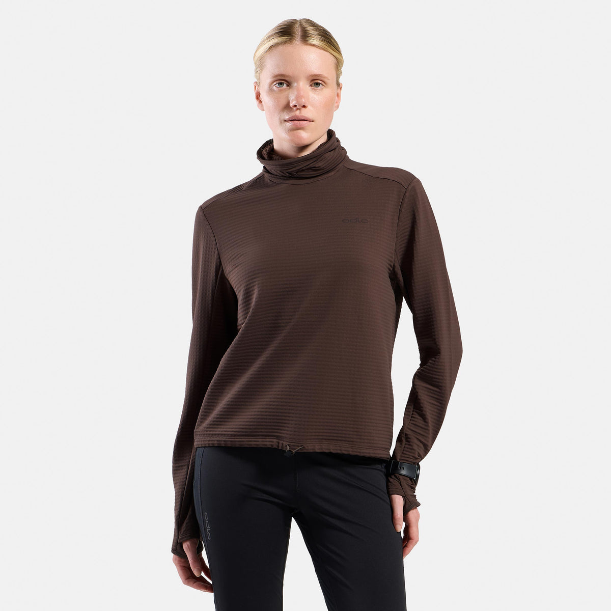 Odlo Essential Thermal Midlayer  Běžecké tričko Dámy - hnědá