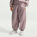Mid-Rise Oversized Tréninkové kalhoty Dámy - hnědá