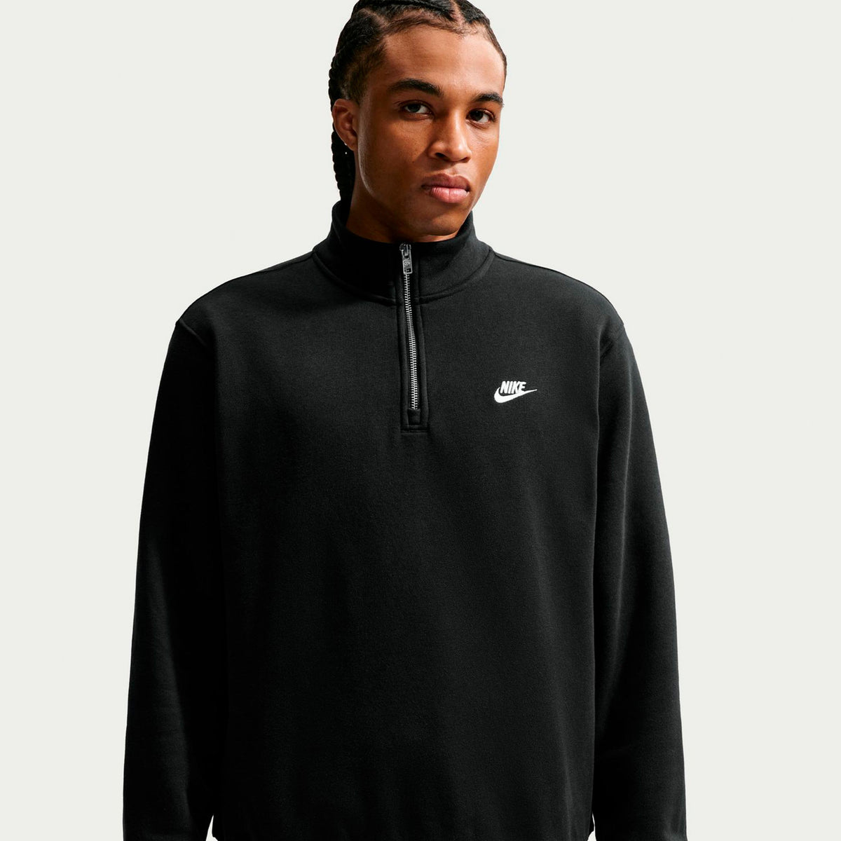 Nike 1/2-Zip Fleece Mikina Muži - černá