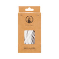 QP shoe laces 140cm Tkaničky do bot - bílá