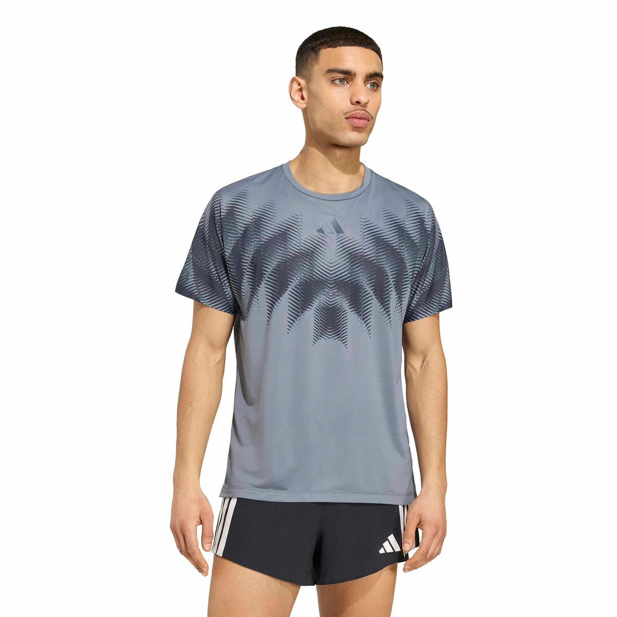 adidas Aspyre Běžecké tričko Unisex - antrazitová, tmavě šedá