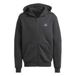 adidas Oblečení adidas D4T Full-Zip Mikina S Kapucí Muži-Černá