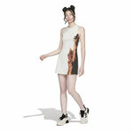 adidas Oblečení adidas Y-3 Wow Šaty Dámy-Krémová,Vícebarevné