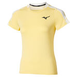 Mizuno Tenisové oblečení Mizuno Daybreakers Printed Tričko Dámy-Limetková