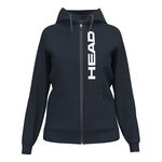 HEAD Oblečení HEAD Club Original Full Zip Mikina S Kapucí Dámy-Tmavě Modrá