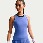 Nike Tenisov&eacute; oblečen&iacute; Nike Court Dri-FIT Advantage Sportovn&iacute; t&iacute;lko D&aacute;my-modr&aacute;
