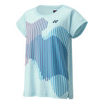 Yonex Oblečení Yonex Crew Neck Tričko Dámy - světle modrá, 