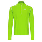 BIDI BADU Oblečení BIDI BADU Zac Tech Half Zip S Dlouhým Rukávem Muži-Neonově Zelená,Bílá
