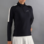 Endless Oblečení Endless Kirsch Iconic Ii S Dlouhým Rukávem Dámy-Černá,Zlatá