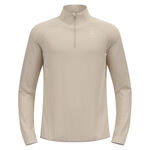 Odlo Oblečen&iacute; Odlo Zeroweight Warm Mid Layer 1/2 Zip Běžeck&eacute; Tričko Muži-Stř&iacute;brn&aacute;