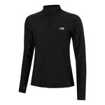 New Balance Oblečení New Balance Space Dye Quarter Zip S Dlouhým Rukávem Dámy-Černá
