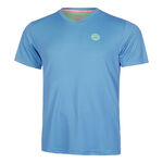 BIDI BADU Oblečení BIDI BADU Crew Inside Out V-Neck Tričko Muži-Modrá,Neonově Zelená