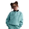 Club Fleece Oversized Crew Mikina Dívky-Šalvěj