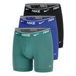 Nike Oblečení Nike Everyday Cotton Stretch Trenýrky 3ks v baleni Muži - vícebarevné, černá
