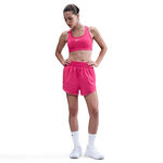 Nike Oblečení Nike Swoosh Medium Sportovní podprsenka Dámy - berry, bílá
