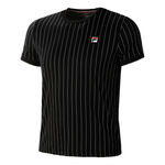 Fila Oblečení Fila Stripes Tričko Muži-Černá,Bílá