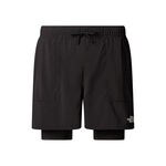 The North Face Oblečení The North Face Sunriser 2in1 6in Běžecké Šortky Muži-Černá