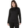 Core Winter 1/2 Zip Běžecké Tričko Dámy-Černá