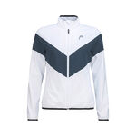 HEAD Oblečen&iacute; HEAD Club 22 Tr&eacute;ninkov&aacute; bunda D&iacute;vky - b&iacute;l&aacute;, tmavě modr&aacute;