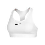 Nike Oblečení Nike Swoosh Medium Sportovní Podprsenka Dámy-Bílá