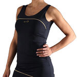 Endless Oblečen&iacute; Endless Curve Sportovn&iacute; T&iacute;lko D&aacute;my-Čern&aacute;