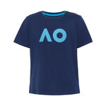 Tenisové Oblečení Australian Open AO Stack Print Core Logo Tee