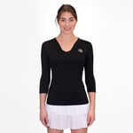 Oblečení BIDI BADU Crew V-Neck Longsleeve