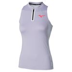 Mizuno Tenisové oblečení Mizuno Daybreakers Printed Sportovní tílko Dámy - světle modrá, 