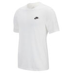 Nike Oblečen&iacute; Nike Sportswear Club Tričko Muži-B&iacute;l&aacute;,Čern&aacute;