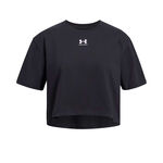 Under Armour Oblečení Under Armour Rival Tričko Dívky - černá, 