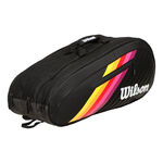 Tenisové Tašky Wilson VHS TEAM 12PK RACKET BAG BLACK