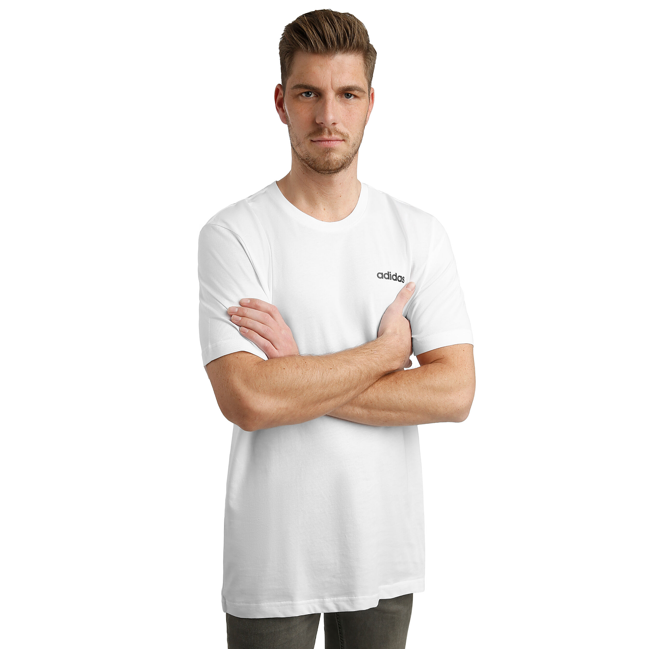Buy adidas Essentials Plain Tričko Muži Bílá, Černá online | Tennis Point CZ