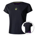 Quiet Please Oblečen&iacute; Quiet Please Perspectives Cross Tričko D&aacute;my-Tmavě Modr&aacute;