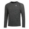 Crew Neck Essential Seamless S Dlouhým Rukávem Muži-Šedá