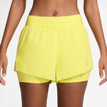 Nike Oblečení Nike Swift 2in1 Běžecké Šortky Dámy-Citrónově Žlutá,Stříbrná