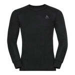 Odlo Oblečení Odlo Active Warm Eco BI Top Crew Neck S Dlouhým Rukávem Muži-Černá