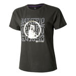 Quiet Please Oblečení Quiet Please Glitter Word Salad Tričko Dámy-Antrazitová